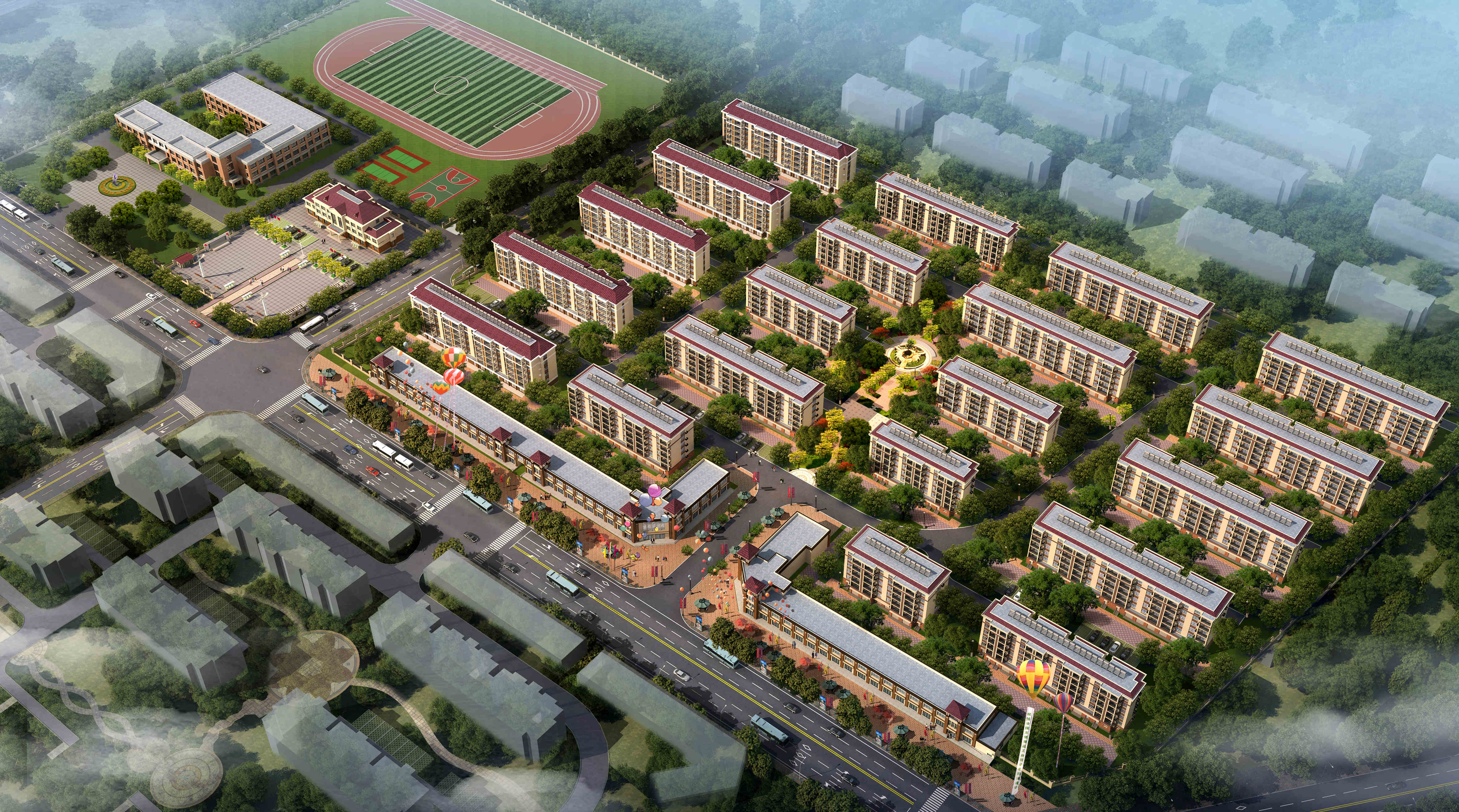 暗网
莱西平度公司河头店镇龙泉湖社区项目效果图_副本