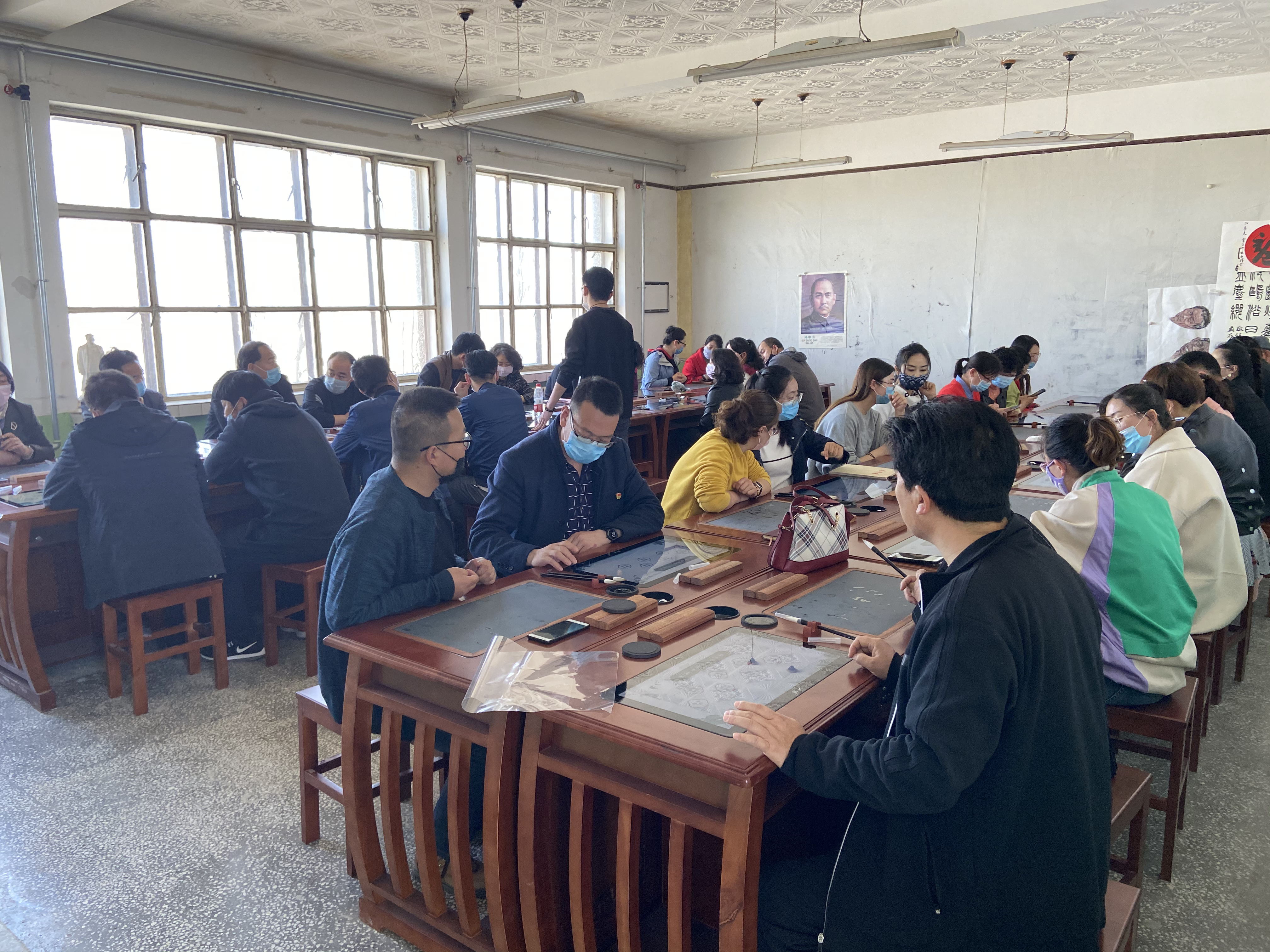 山东启华教育科技有限公司翰和智慧书法教室项目活动图2